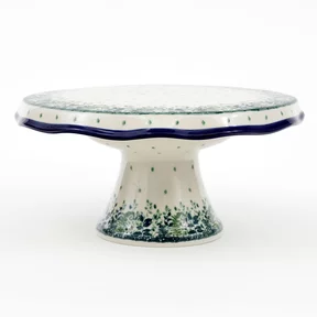 Tortownica ceramiczna 148 <br> 2206X Zielone paprocie